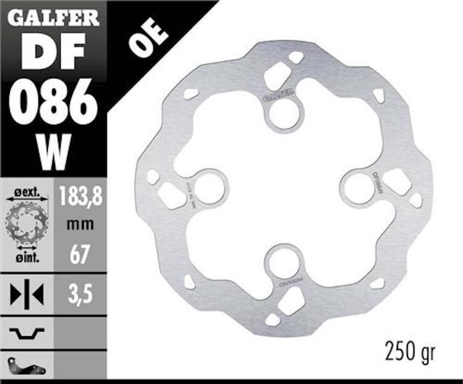 Galfer Front Brake Disc Montesa 4RT 05-25