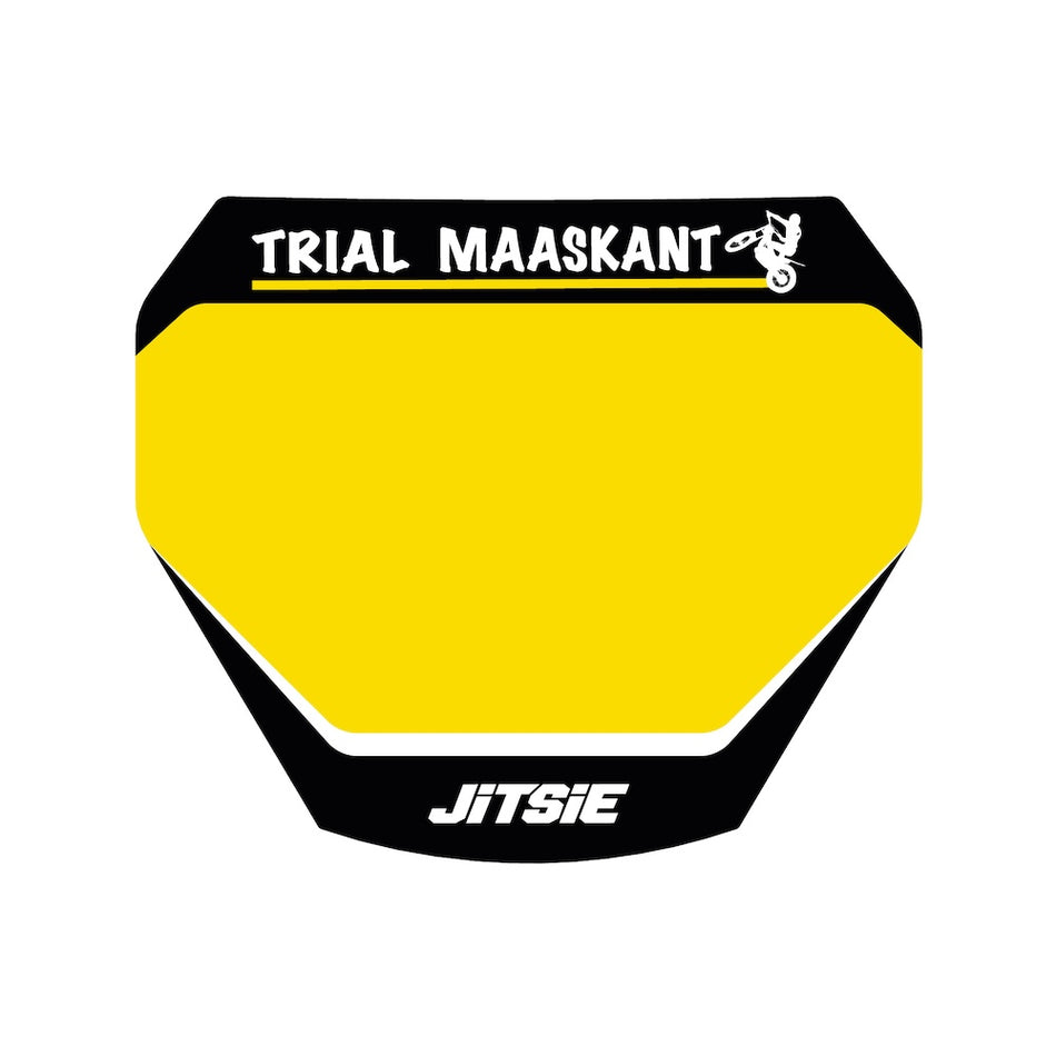 Front Number Board Race Sticker Trial Maaskant
