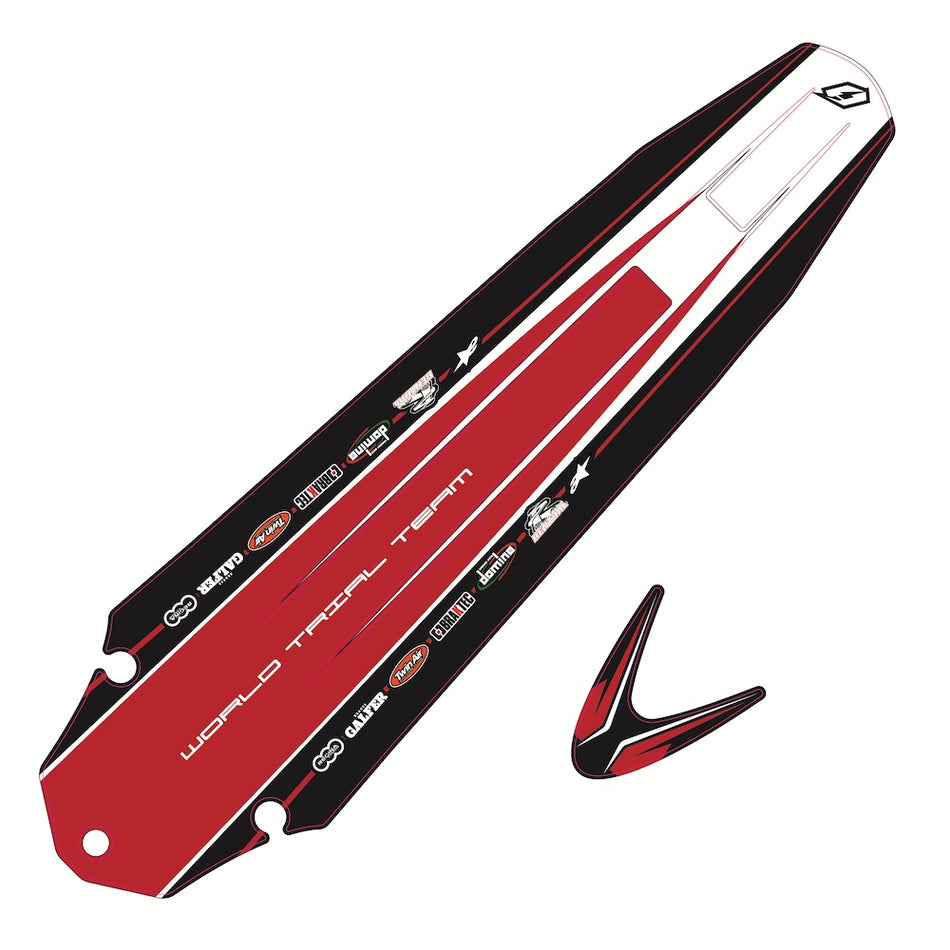 Jitsie Front/Rear Mudguard Sticker Gas Gas TXT Pro 2010