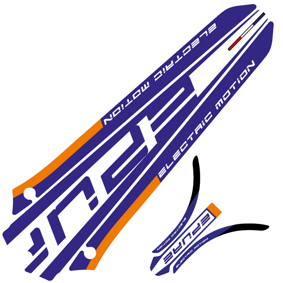 Jitsie Front/Rear Mudguard Sticker Electric Motion Epure 20-24