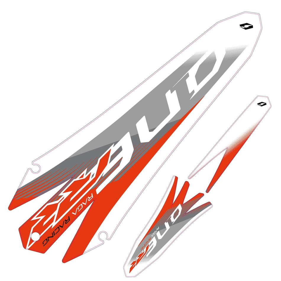 Jitsie Front/Rear Mudguard Sticker TRS One RR 80 2024