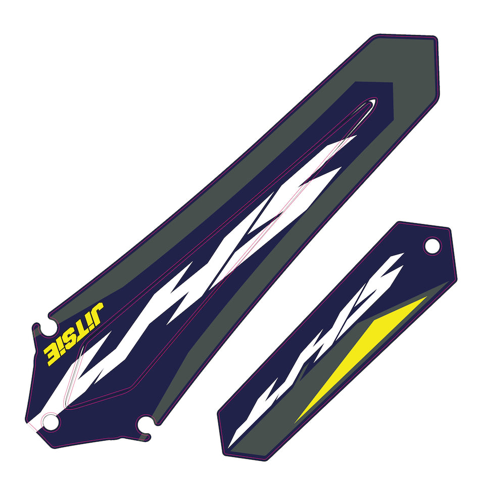 Jitsie Front/Rear Mudguard Sticker Sherco ST