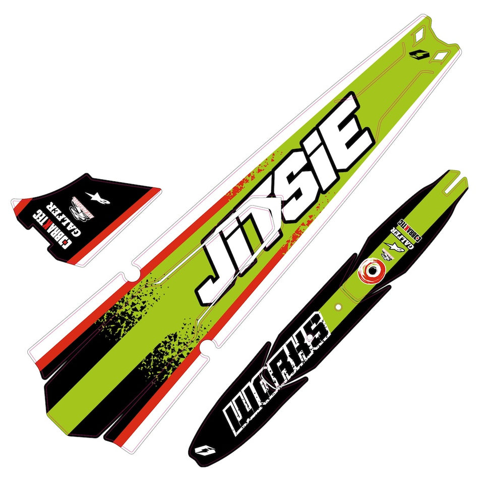 Jitsie Front/Rear Mudguard Sticker Vertigo