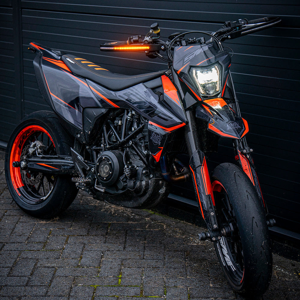 Handguards with integrated indicators