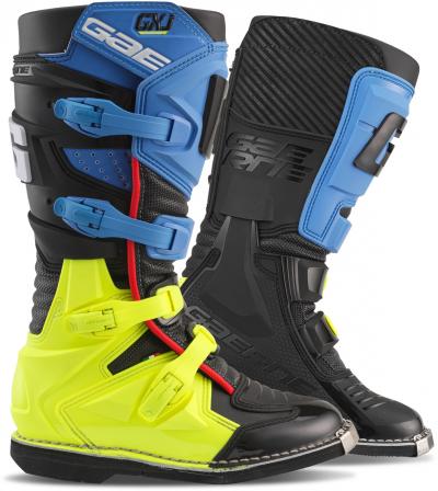 Gaerne GX-J - BLACK/BLUE/FLUO YELLOW