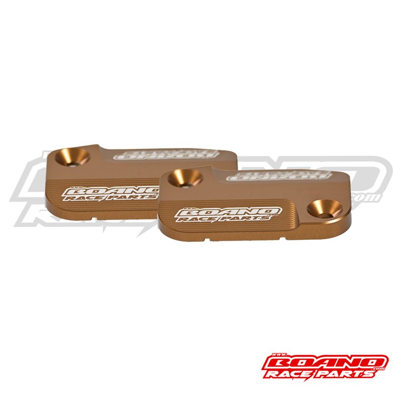 BOANO set pompdeksels rem en koppeling Brembo, brons - TM 125/250/300/450
