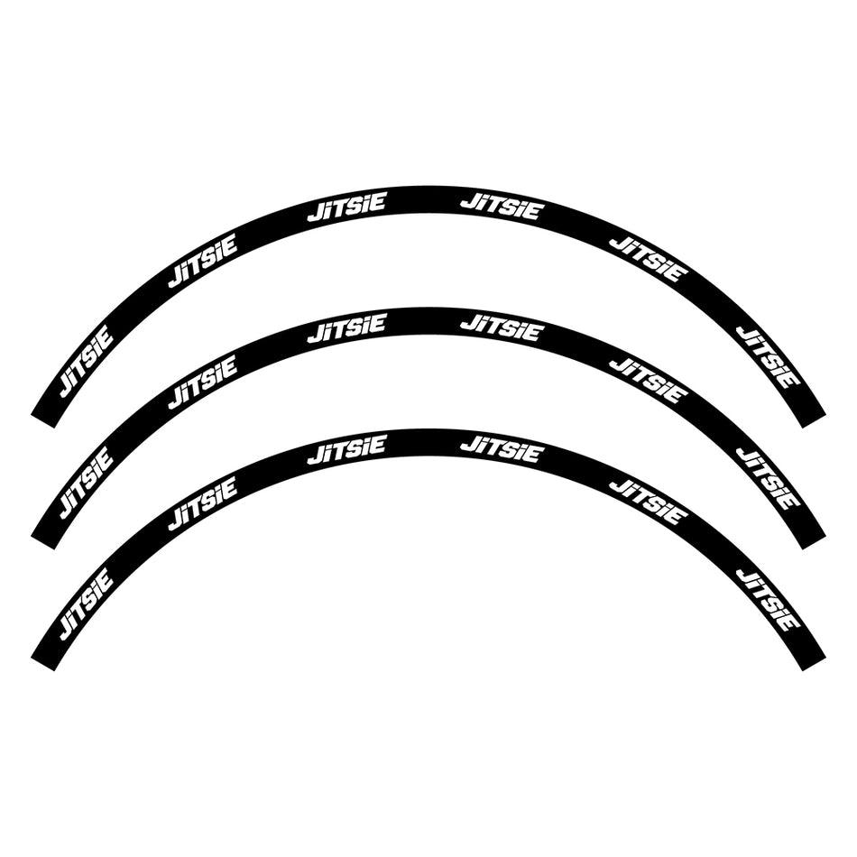 Jitsie Rim Sticker Kit Front/Rear Wheel