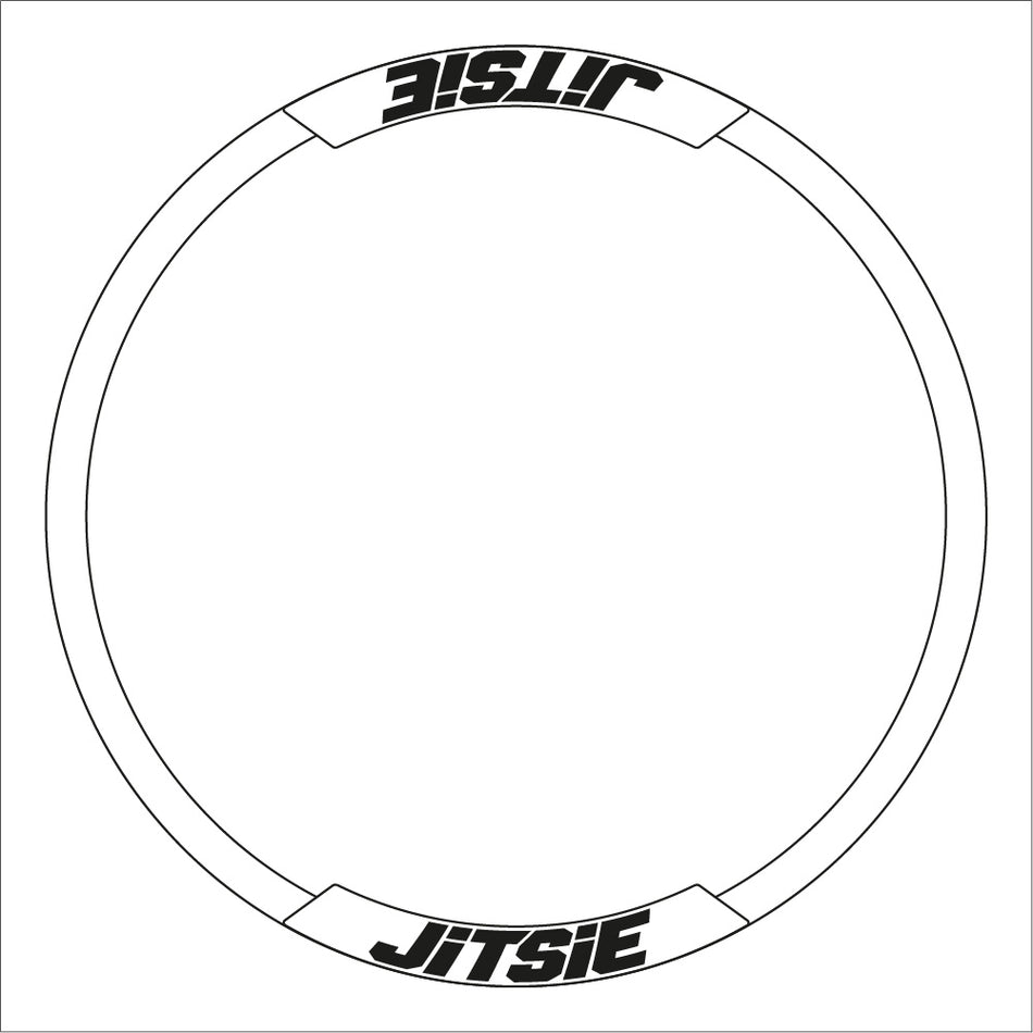 Jitsie Rim Sticker Kit Front/Rear Wheel
