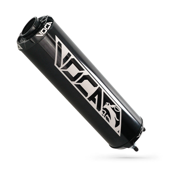 VOCA CNC Aluminium demper – zwarte eindkap