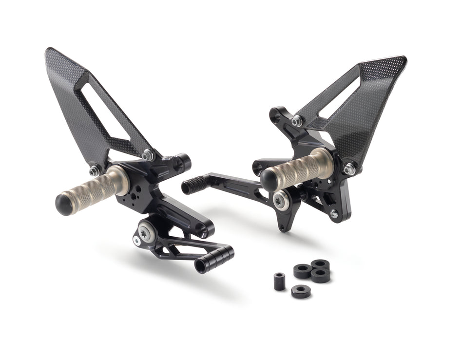KTM Factory voetsteunsysteem zwart (61303937044) | Femon Parts