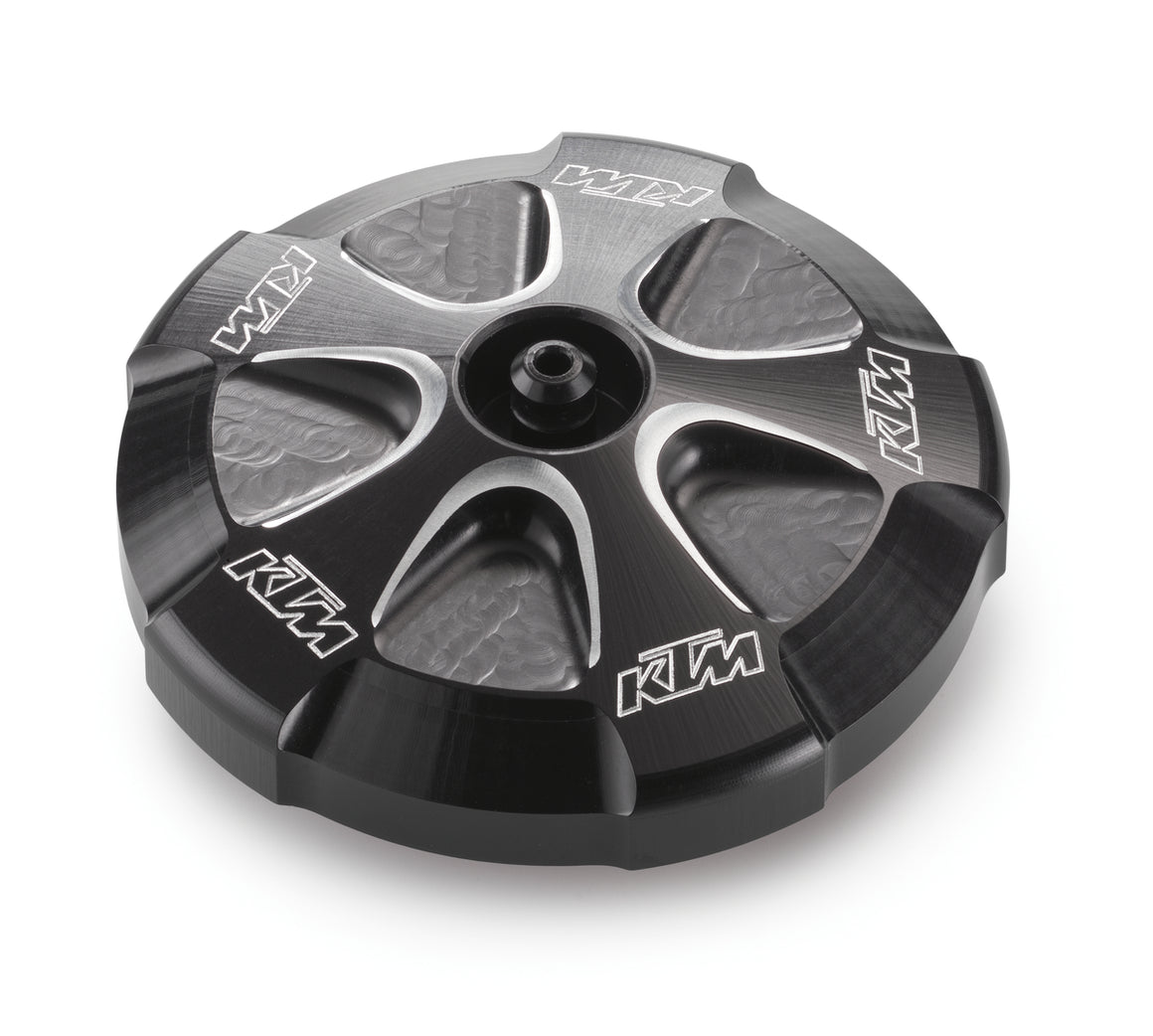 KTM Factory tankdop zwart (77707908144) | Femon Parts