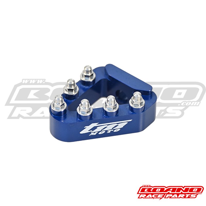 BOANO CNC rempedaaltip Race, blauw - TM 125/250/300/450 EN MX SM 2T/4T (2008-2026)