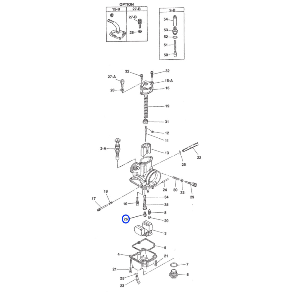 Jitsie Main Jet PWK 28MM Carburetor