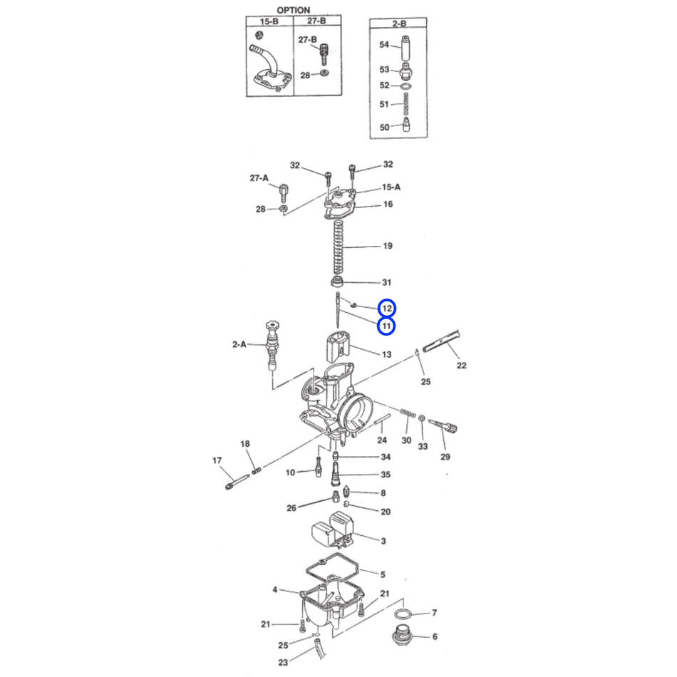 Jitsie Needle with Clip PWK 28MM Carburetor