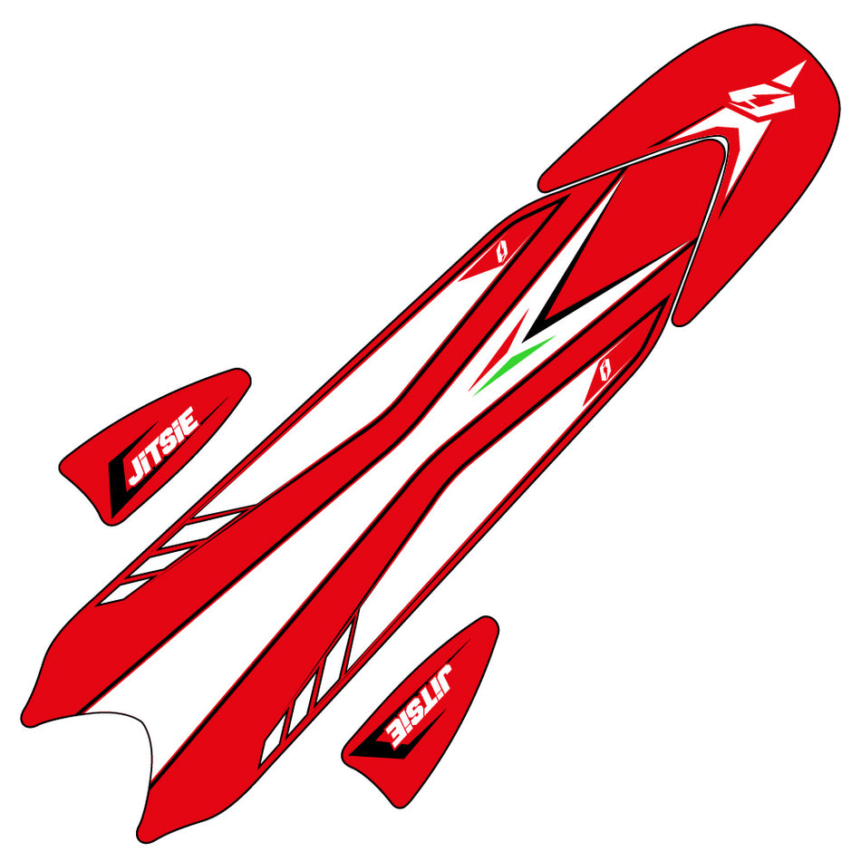 Jitsie Rear Mudguard Sticker Beta Evo 80