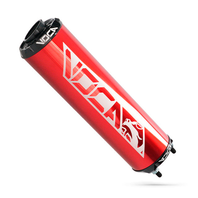 VOCA CNC Aluminium demper – zwarte eindkap