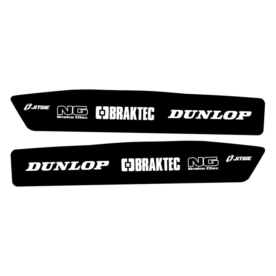 Jitsie Swingarm Stickers Gas Gas Pro/Racing/GP 02-18
