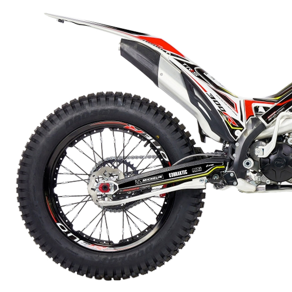 Jitsie Swingarm Stickers Michelin TRS One 16-26