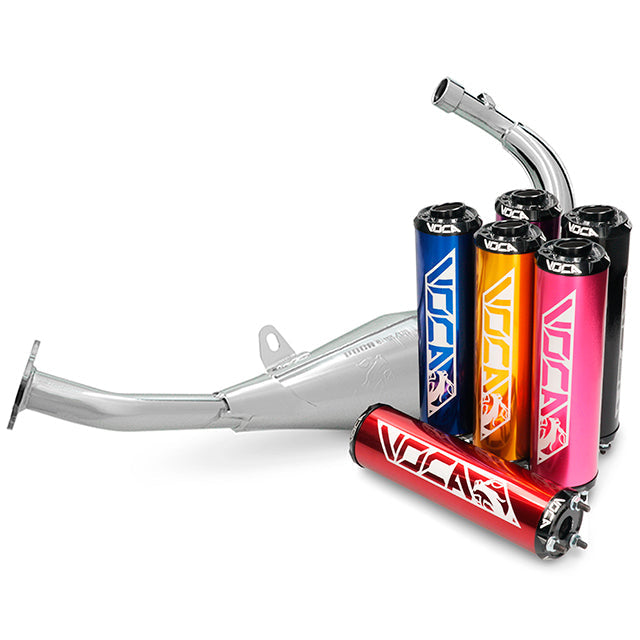 VOCA Chromed uitlaat 50/70cc (CE) – Minarelli AM6