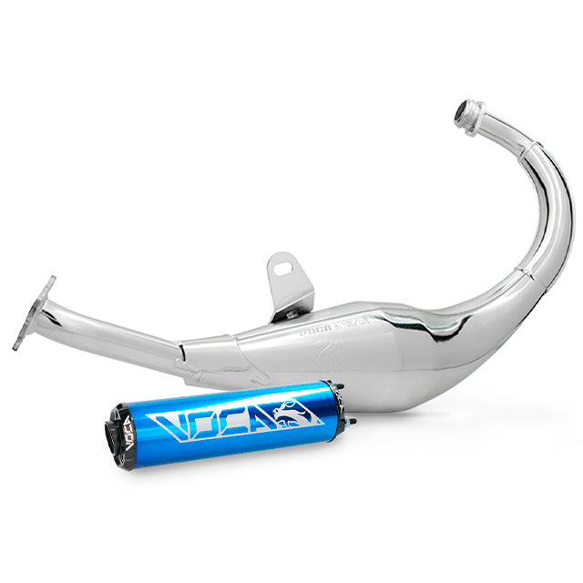 VOCA Chromed uitlaat 50/70cc (CE) – Derbi Senda