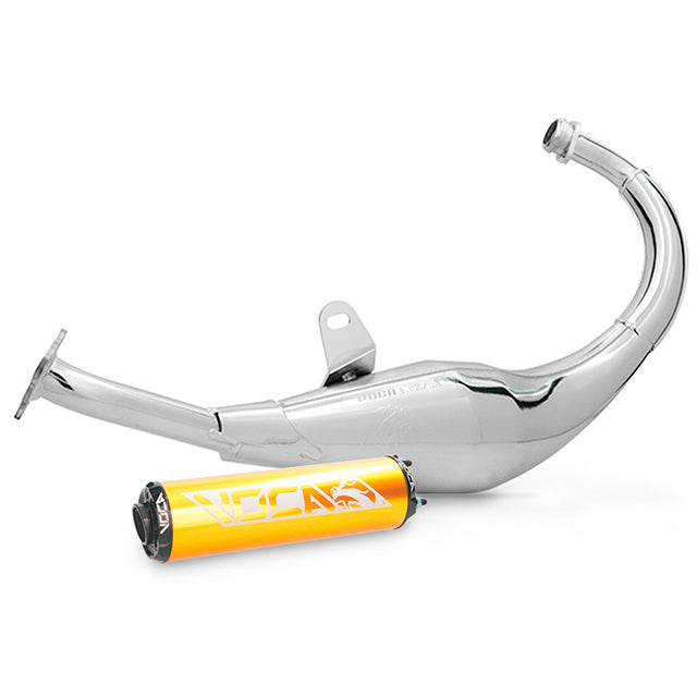 VOCA Chromed uitlaat 50/70cc (CE) – Derbi Senda