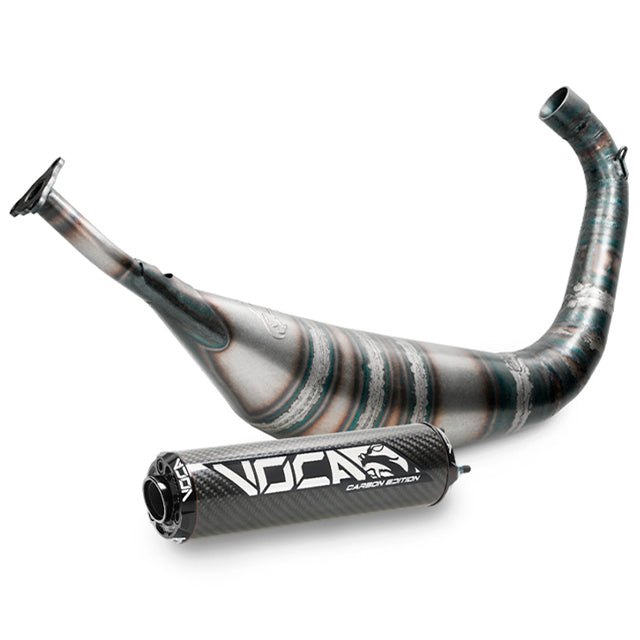 VOCA Carbon Racing uitlaat 70/80cc – HM Moto CRE / Derapage / Six SM 50