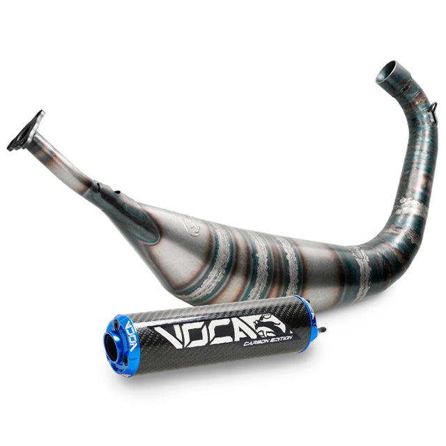 VOCA Carbon Racing uitlaat 70/80cc – Derbi Senda (Euro 2/3/4)