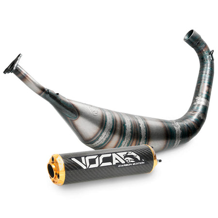 VOCA Carbon Racing uitlaat 70/80cc – Beta RR-T / Rieju MRX / SMX / Aprilia RX 50