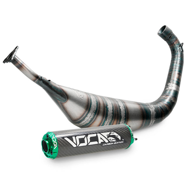 VOCA Carbon Racing uitlaat 70/80cc – Derbi Senda (Euro 2/3/4)