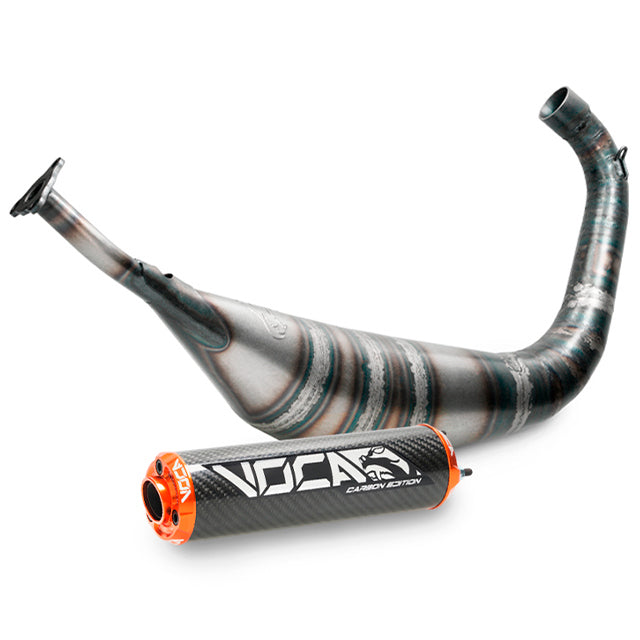 VOCA Carbon Racing uitlaat 70/80cc – Derbi Senda (Euro 2/3/4)