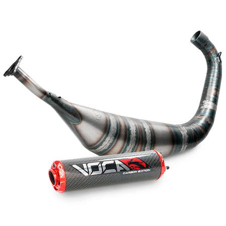 VOCA Carbon Racing uitlaat 70/80cc – Beta RR-T / Rieju MRX / SMX / Aprilia RX 50