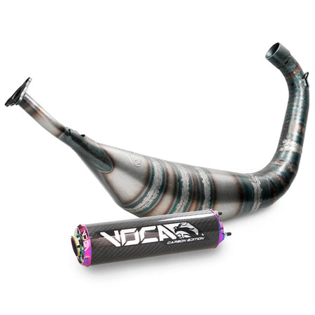 VOCA Carbon Racing uitlaat 70/80cc – Derbi Senda (Euro 2/3/4)