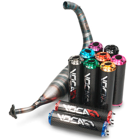 VOCA Carbon uitlaat 80cc – Yamaha DT 50/80 LC