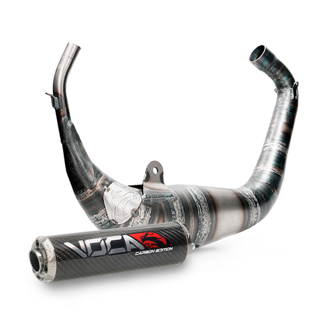 VOCA Carbon Racing uitlaat 80cc – Aprilia RS (2006+) / Derbi GPR (2004+)