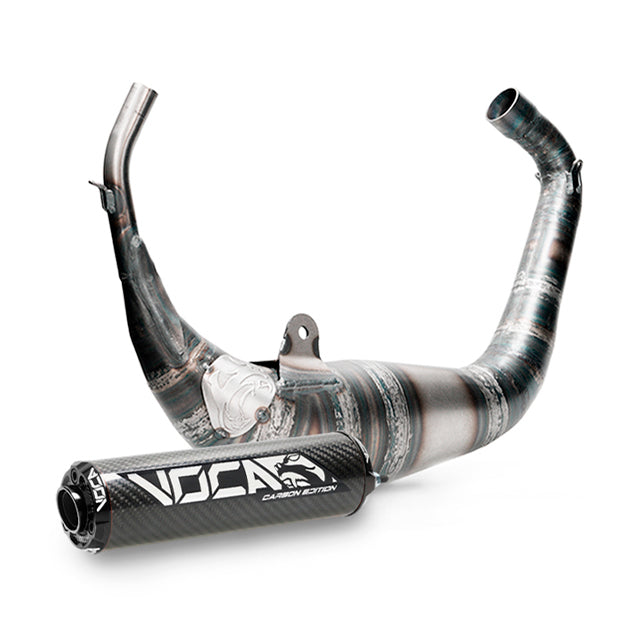 VOCA Carbon Racing uitlaat 80cc – Aprilia RS (2006+) / Derbi GPR (2004+)