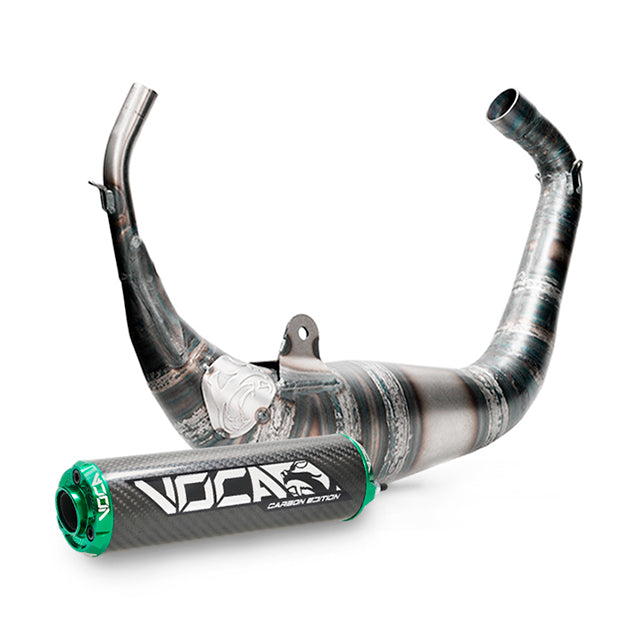 VOCA Carbon Racing uitlaat 80cc – Aprilia RS (2006+) / Derbi GPR (2004+)