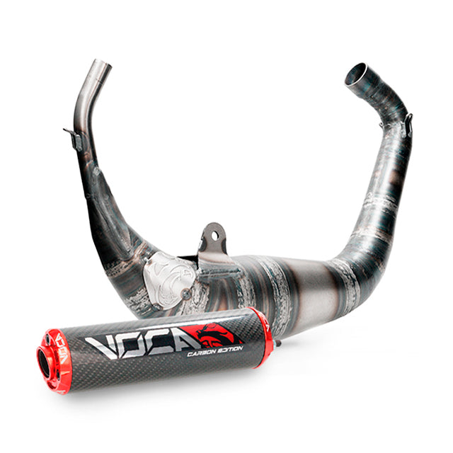 VOCA Carbon Racing uitlaat 80cc – Aprilia RS (2006+) / Derbi GPR (2004+)