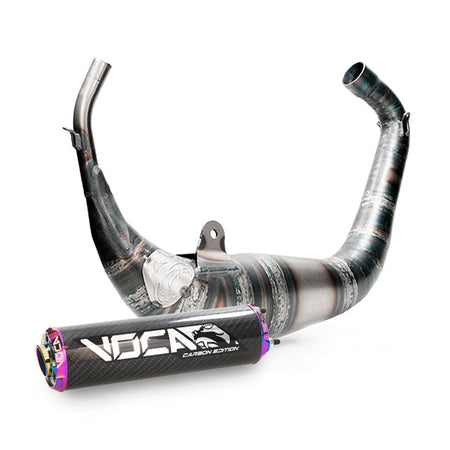 VOCA Carbon Racing uitlaat 80cc – Aprilia RS (2006+) / Derbi GPR (2004+)