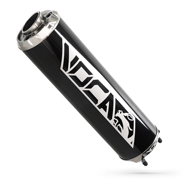 VOCA CNC Aluminium demper – zwart met gekleurde eindkap
