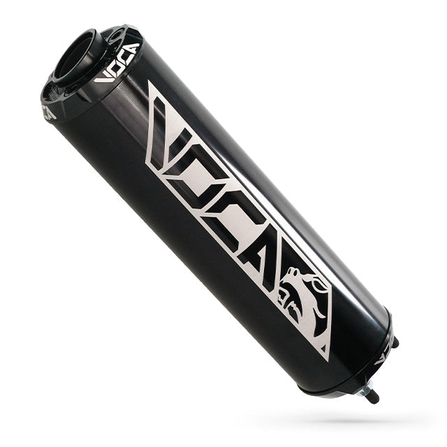 VOCA CNC Aluminium demper – zwarte eindkap