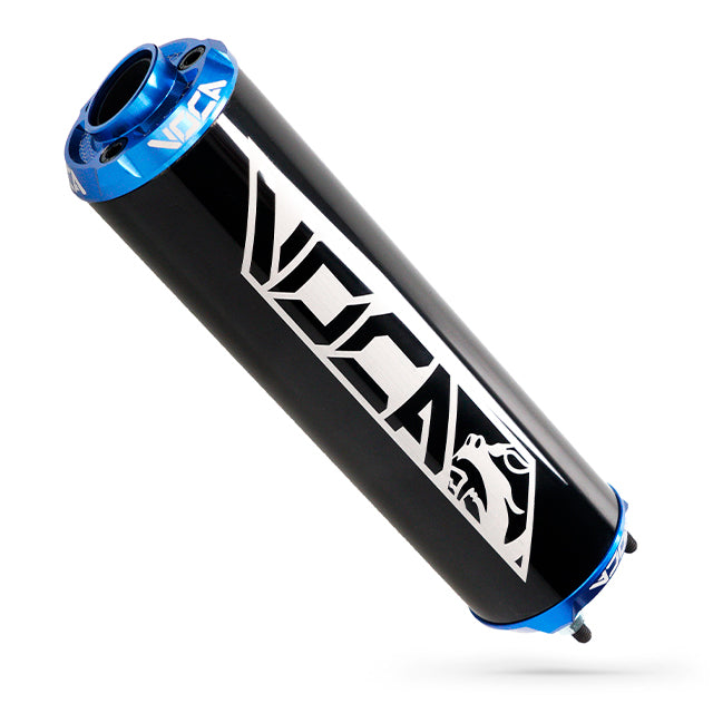 VOCA CNC Aluminium demper – zwart met gekleurde eindkap