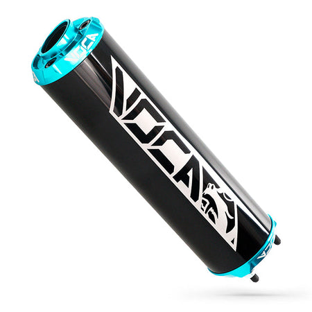 VOCA CNC Aluminium demper – zwart met gekleurde eindkap