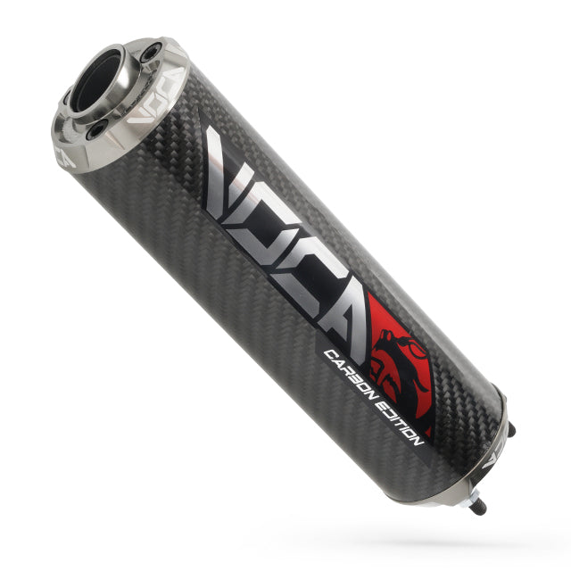 VOCA Carbon demper – CNC-eindkap in kleur