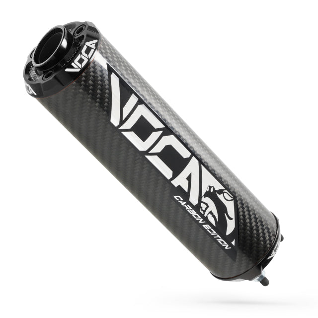 VOCA Carbon demper – CNC-eindkap in kleur