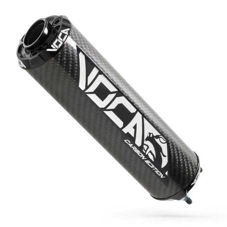 VOCA Carbon demper – CNC-eindkap in kleur