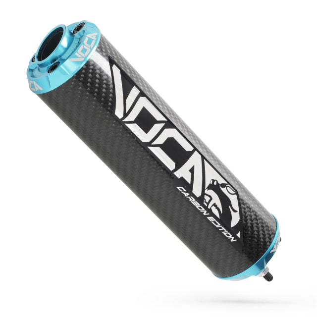 VOCA Carbon demper – CNC-eindkap in kleur