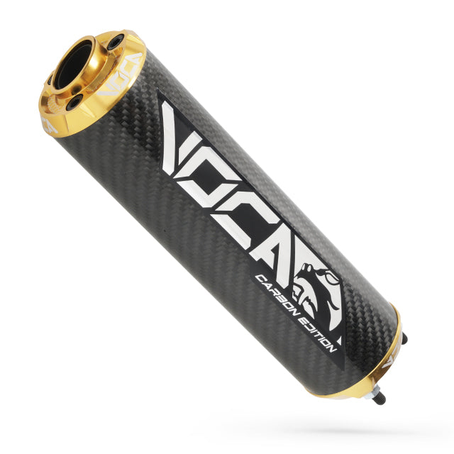 VOCA Carbon demper – CNC-eindkap in kleur