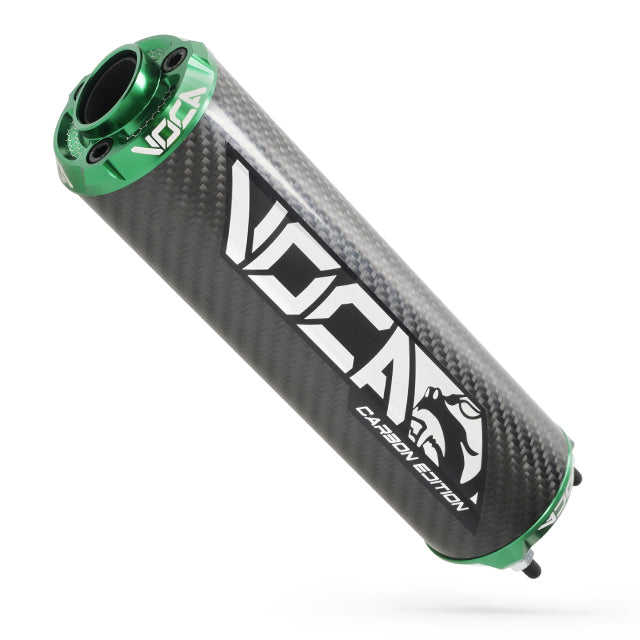 VOCA Carbon demper – CNC-eindkap in kleur