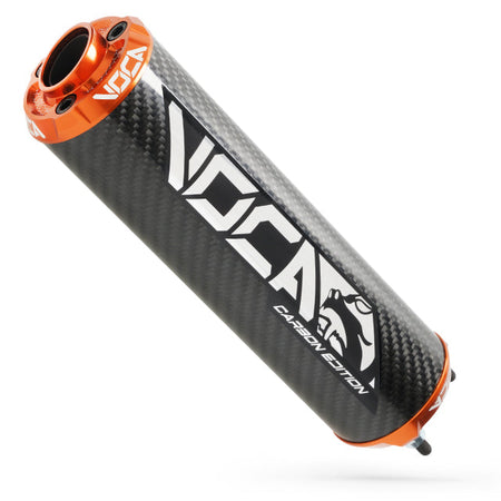 VOCA Carbon demper – CNC-eindkap in kleur