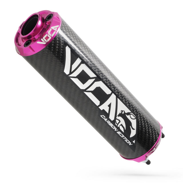 VOCA Carbon demper – CNC-eindkap in kleur